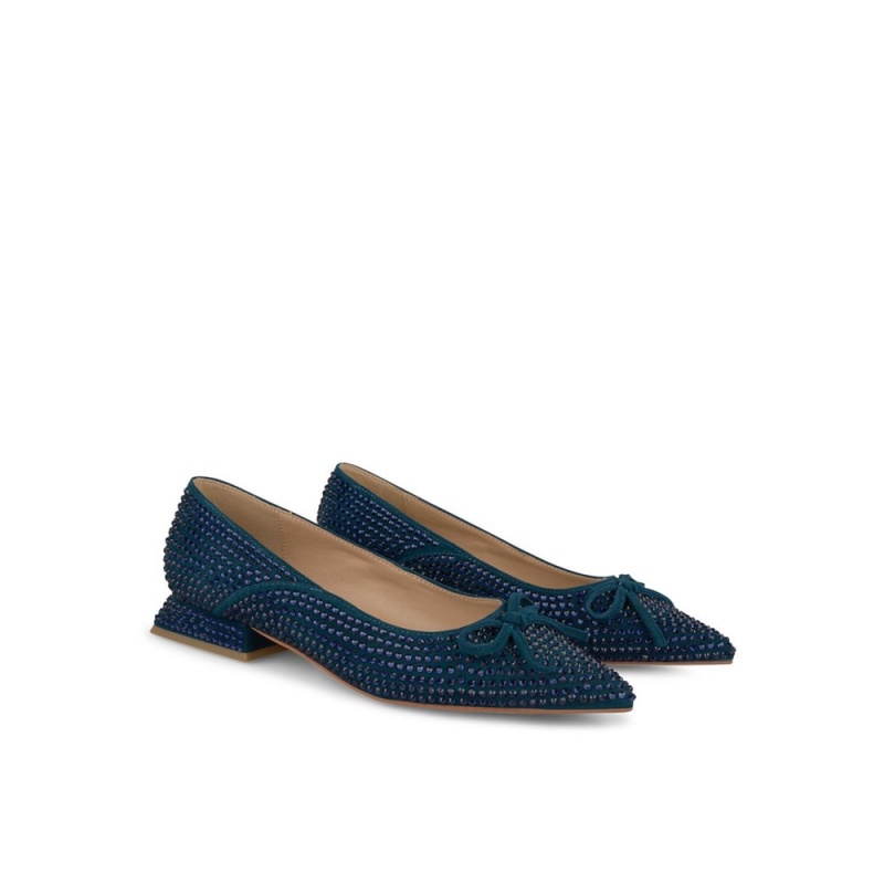 Ballerine Alma En Pena Bow Bleu Marine Femme | GMF-68616946